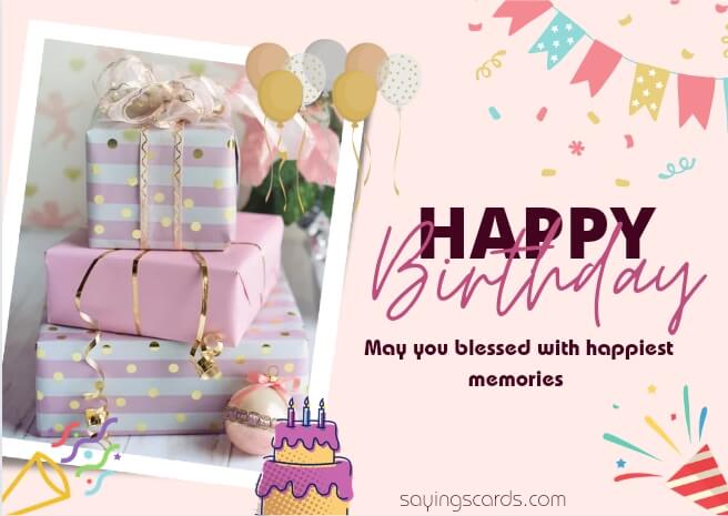 Happy Birthday Sayings Cards