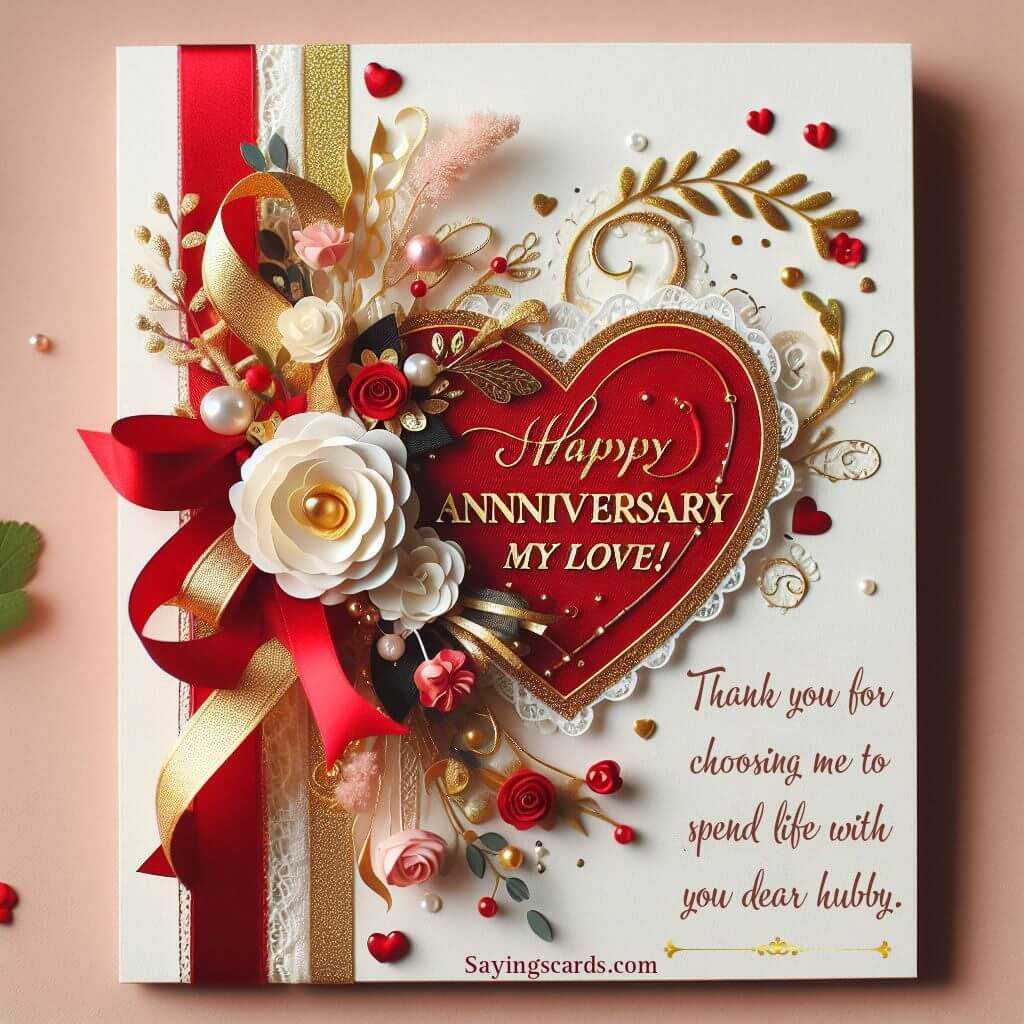 Anniversary Saying Cards For Husband