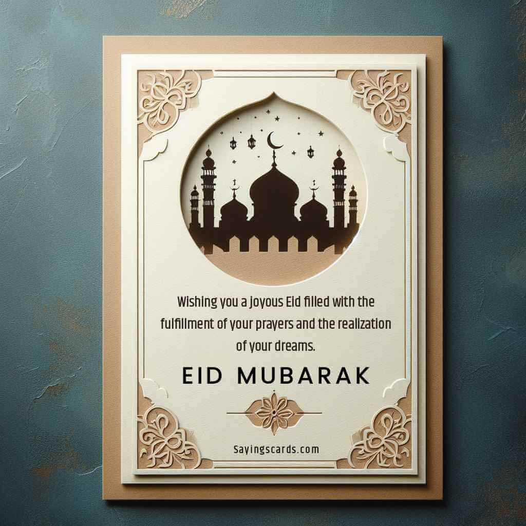 Eid Mubarak 2024 Card Messages