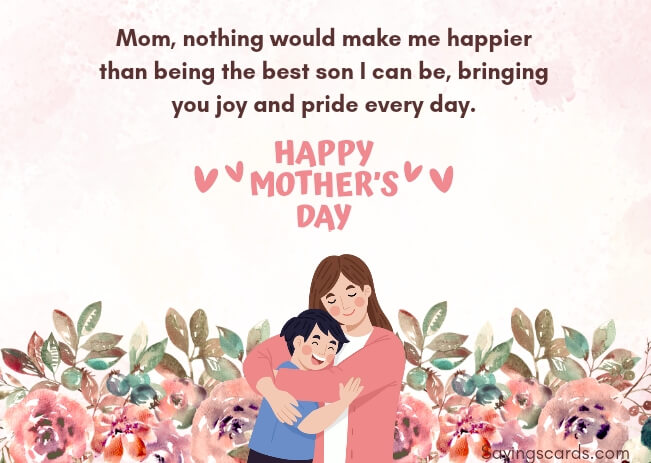 Mother's Day 2024 Greeting Cards From Son