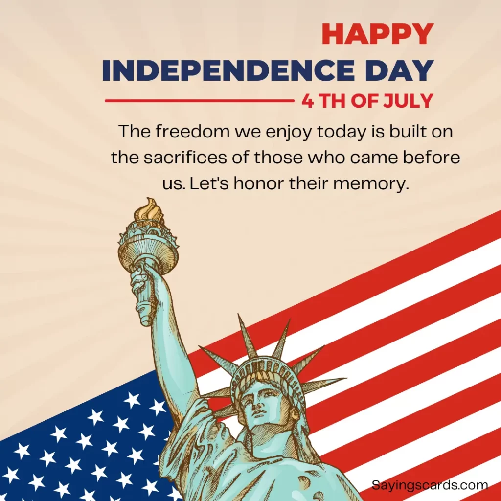 Happy 4th of July 2024 Patriotic Quotes
