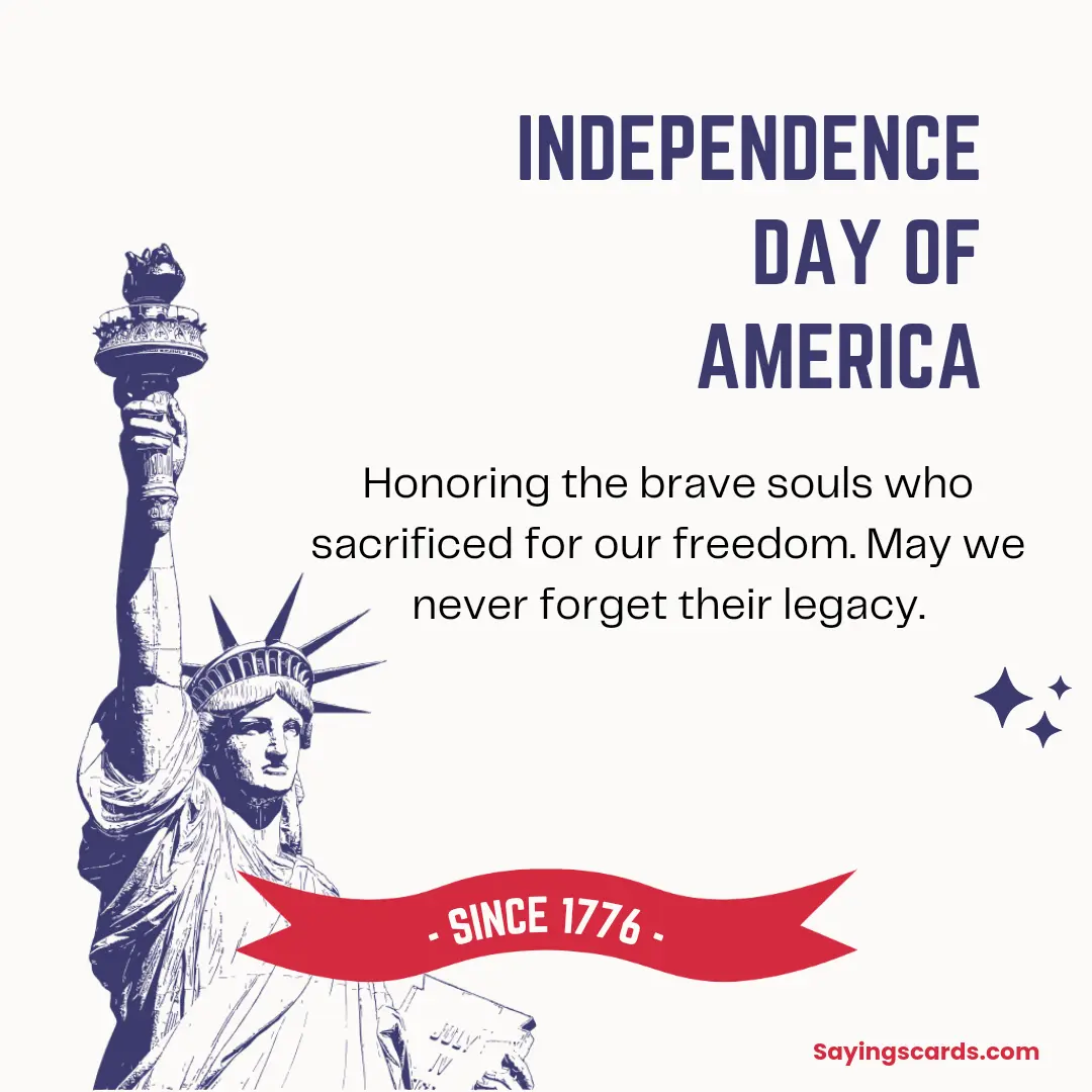 Happy 4th of July Patriotic Sayings