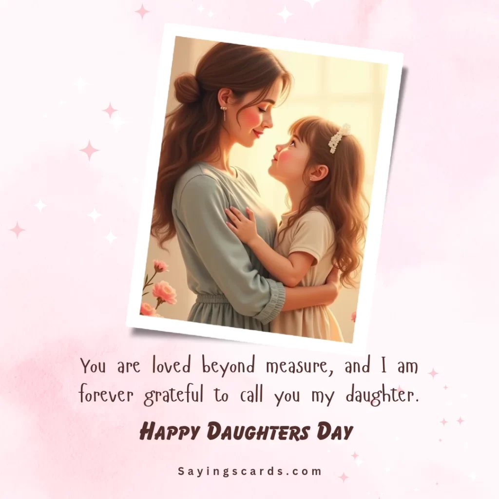 Happy Daughters Day 2024 Greetings Cards